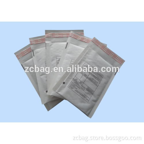 white kraft Bubble envelope mailer padded air cushioned courier printing customer clearance